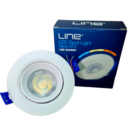 Spot led encastré 3 couleurs - Line