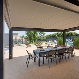 Pergola toit plat - Gustave...