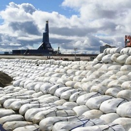 Géosacs de protection du...