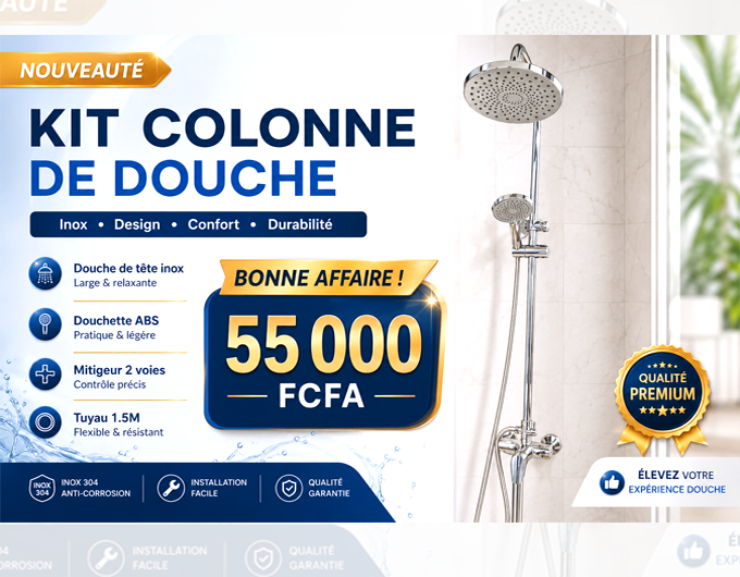 Kit douche complet